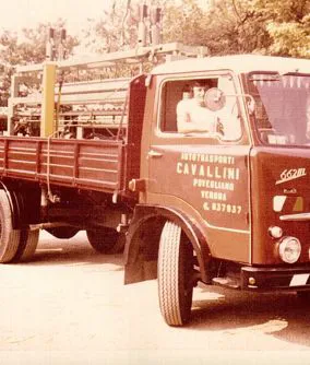 Primo autocarro dove Cavallini Bruno iniziò a scrivere la storia