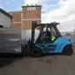 Scarico compressore con carrello elevatore