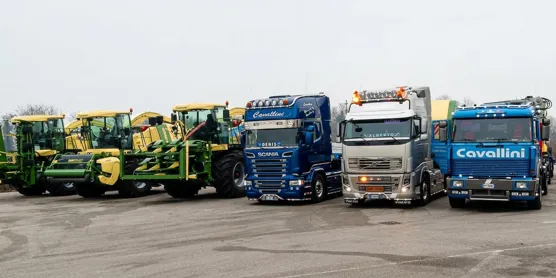 Flotta di camion di Autotrasporti Cavallini